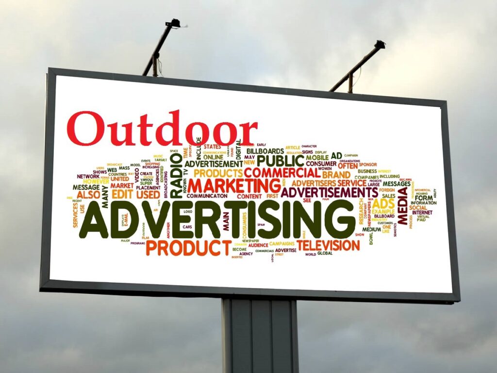 How many types of outdoor advertising are there?